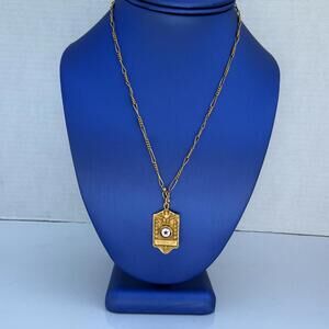 Vintage American Legion Auxiliary Citizenship Award Medal Pendant Vintage chain